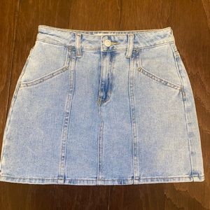 PacSun jean mini skirt